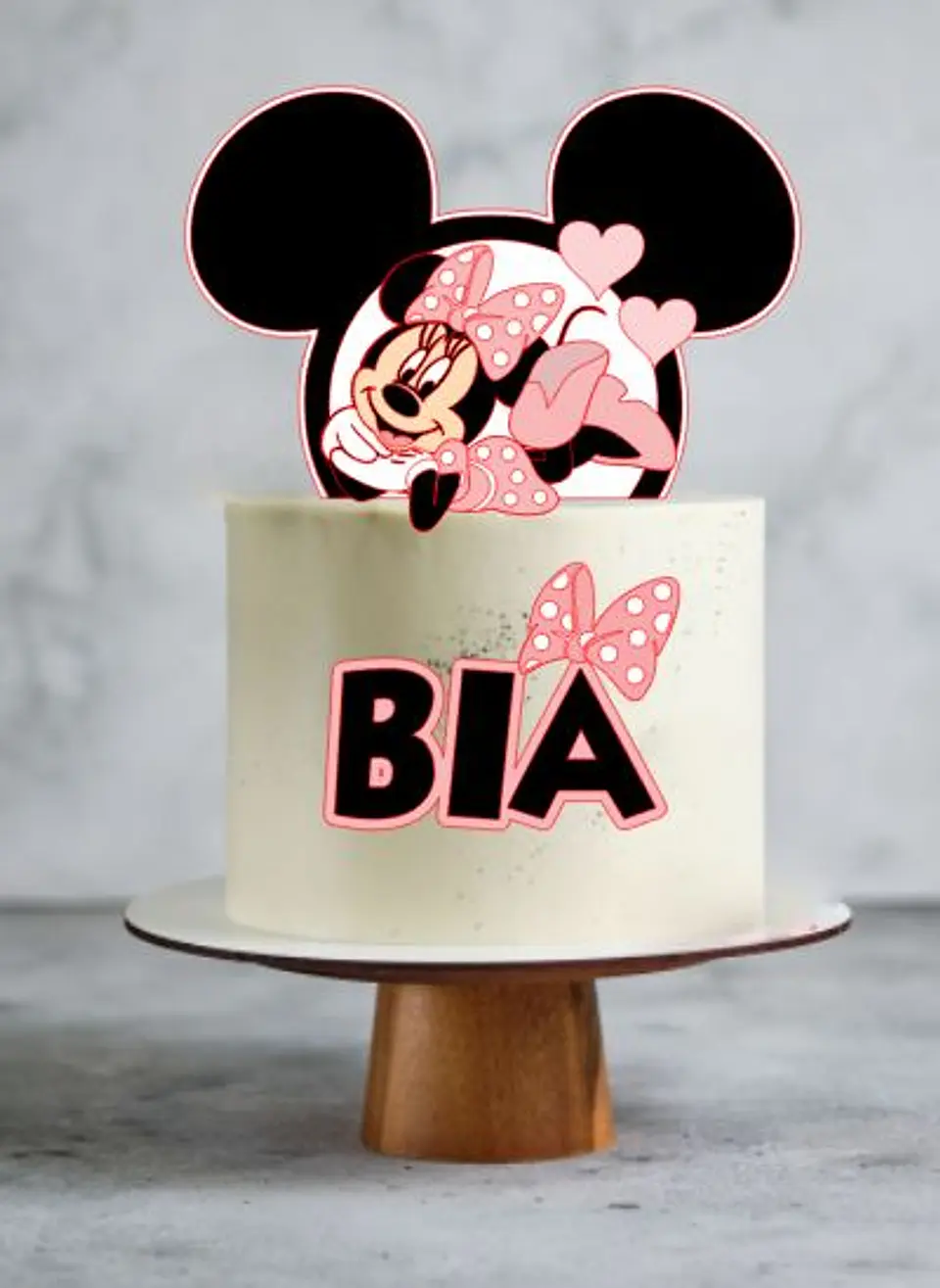 Arquivo de Corte Topo de Bolo Minnie Rosa 28 1