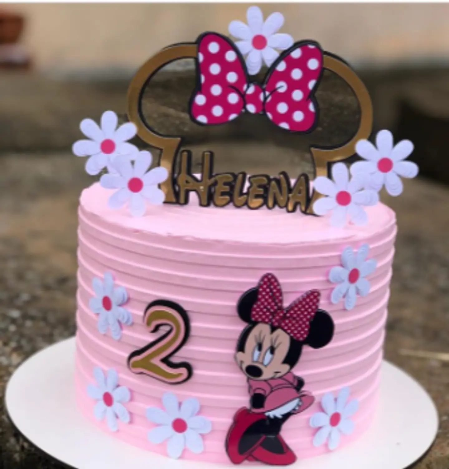 Arquivo de Corte Topo de Bolo Minnie Rosa 21 1
