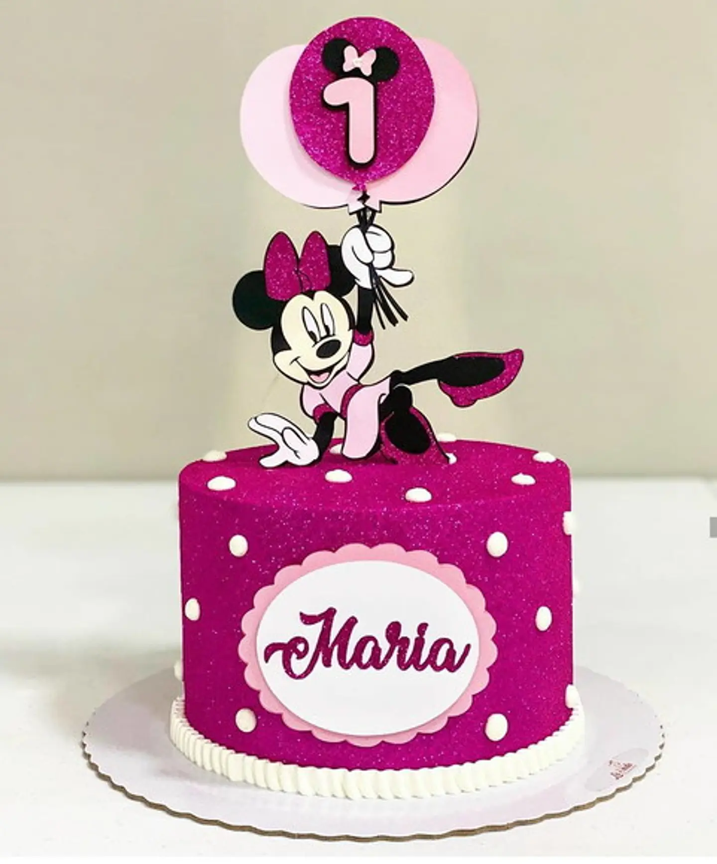 Arquivo de Corte Topo de Bolo Minnie Rosa 15 1