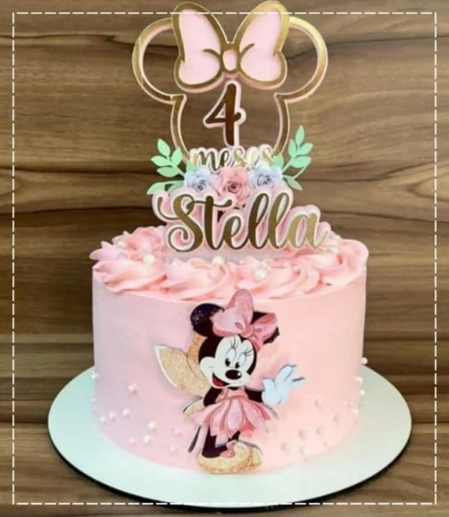 Arquivo de Corte Topo de Bolo Minnie Fada 4 1