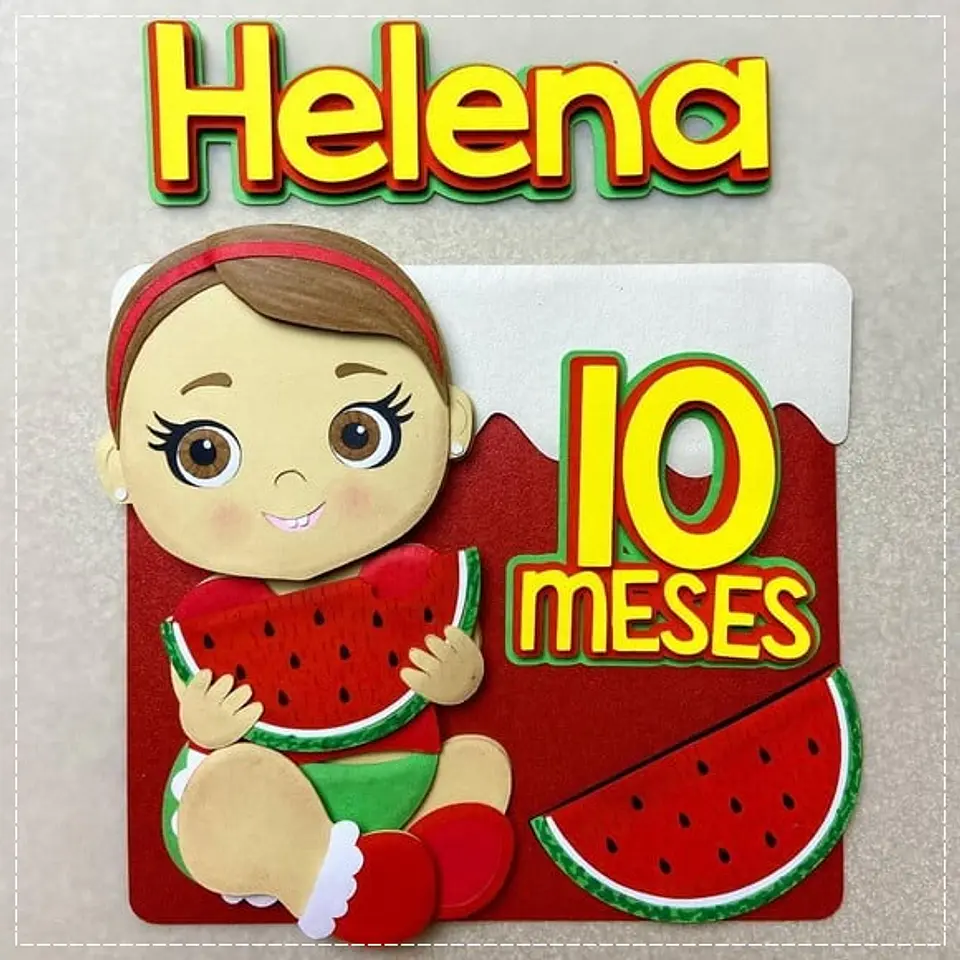 Arquivo de Corte Topo de Bolo Melancia 1 1