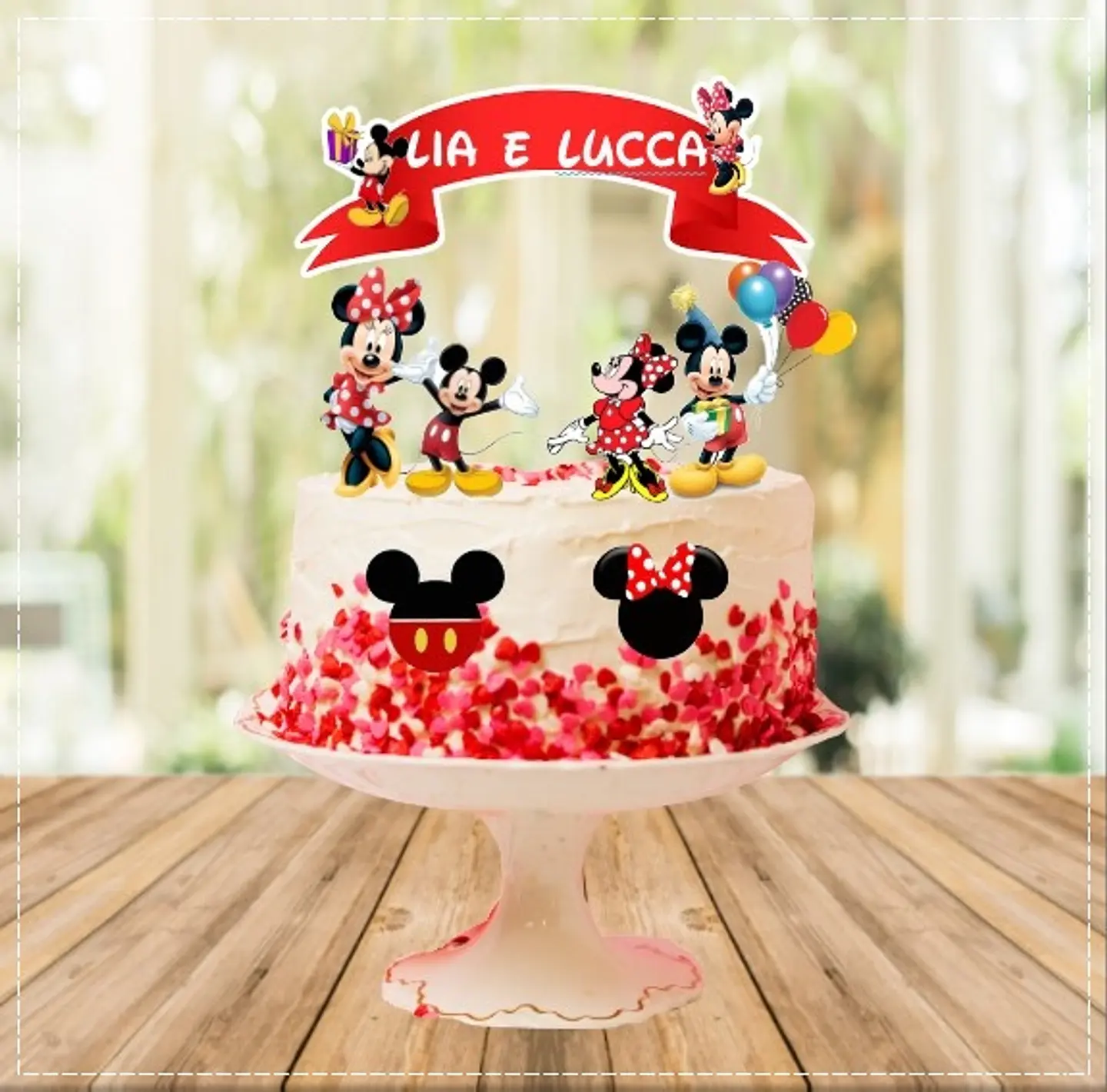 Arquivo de Corte Topo de Bolo Mickey e Minnie 20 1