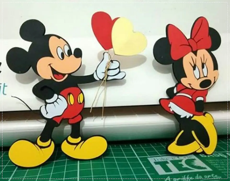 Arquivo de Corte Topo de Bolo Mickey e Minnie 18 1