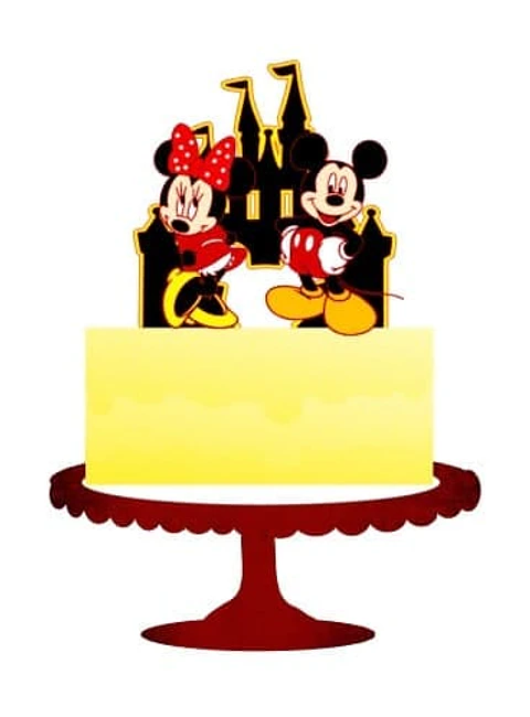 Arquivo de Corte Topo de Bolo Mickey e Minnie 15