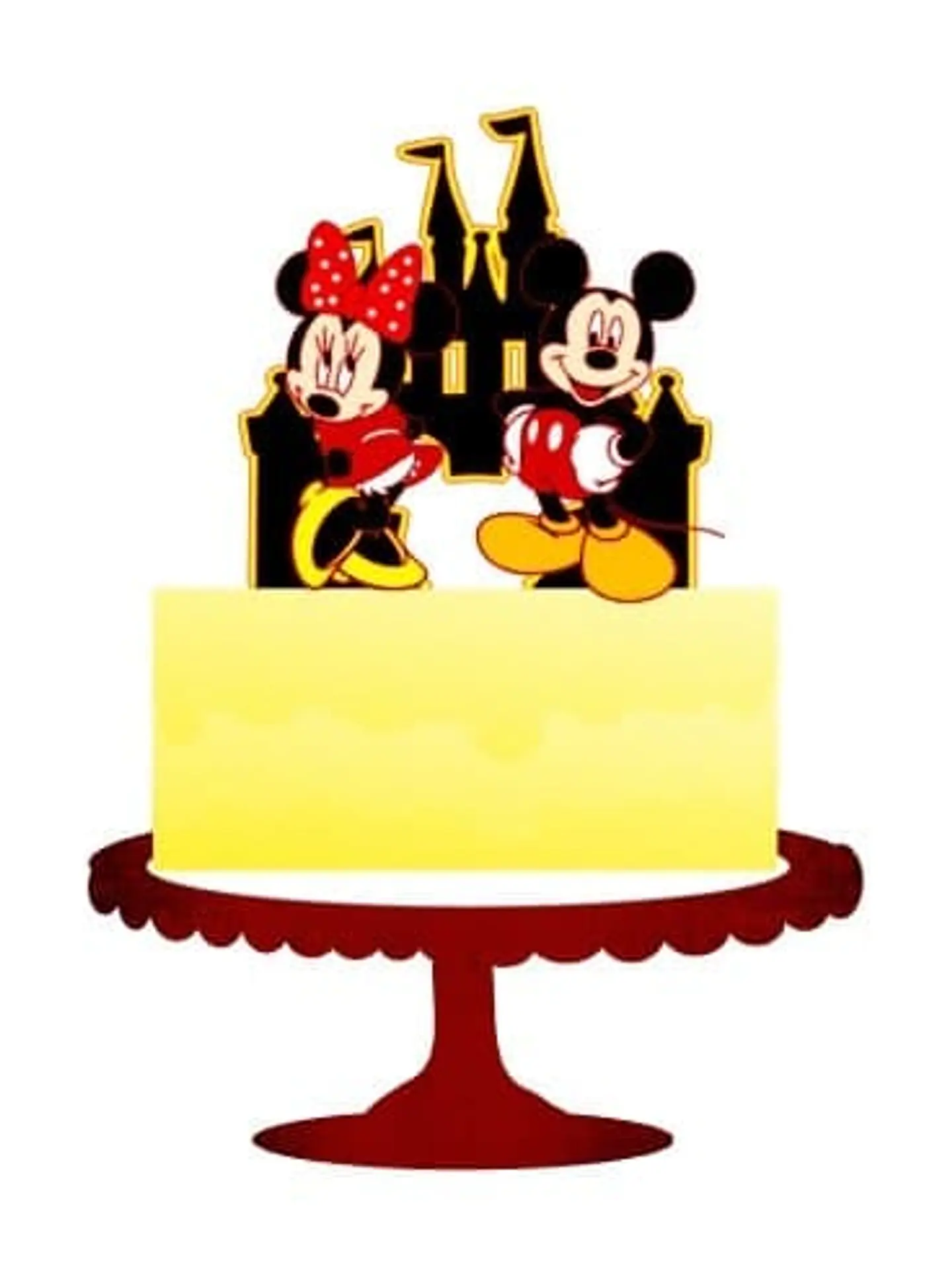 Arquivo de Corte Topo de Bolo Mickey e Minnie 15 1