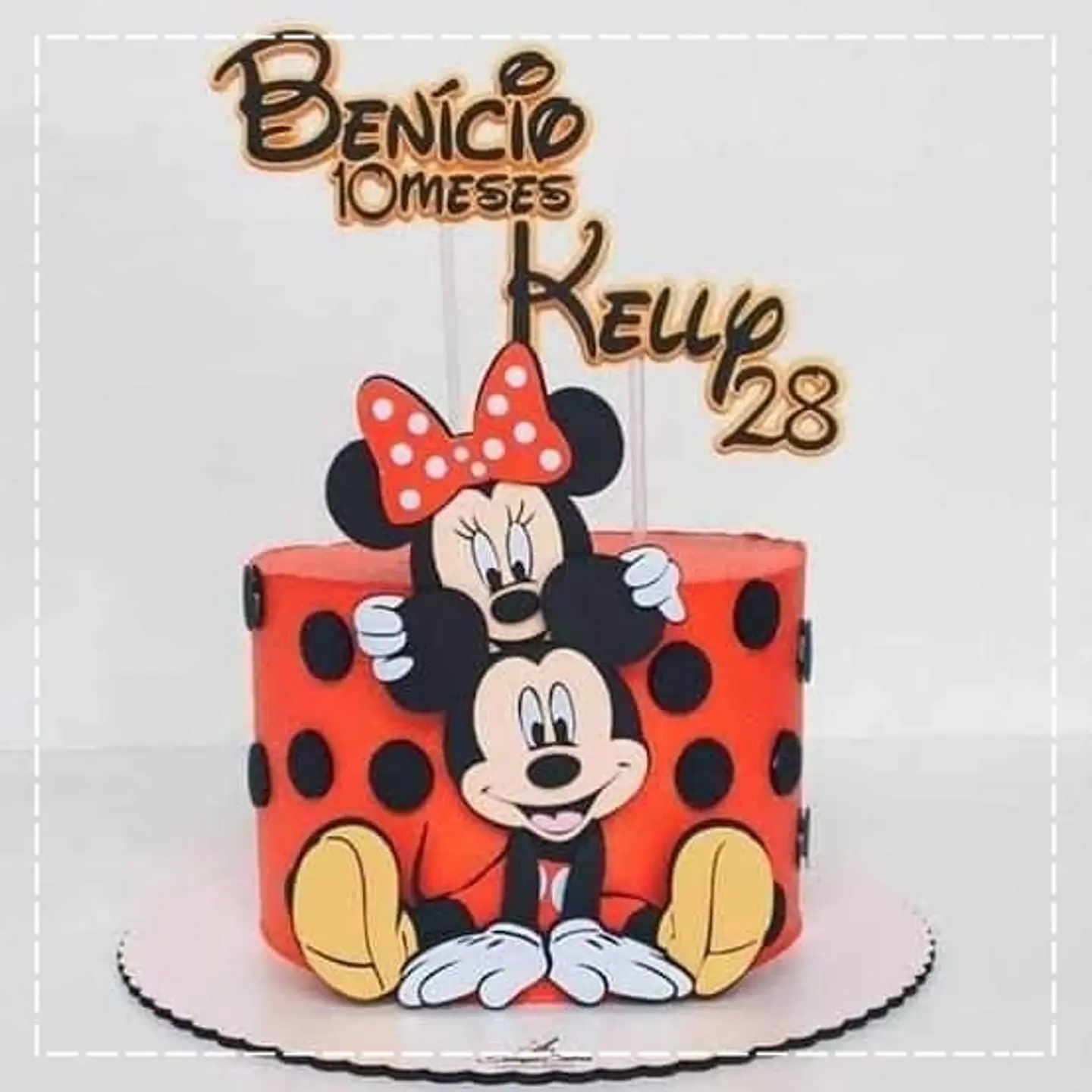 Arquivo de Corte Topo de Bolo Mickey e Minnie 7 1