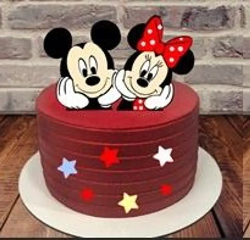 Arquivo de Corte Topo de Bolo Mickey e Minnie 3 1