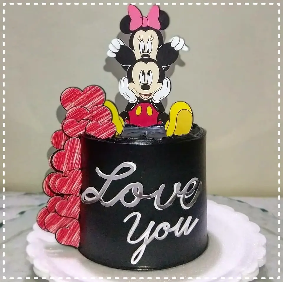 Arquivo de Corte Topo de Bolo Mickey e Minnie 2 1