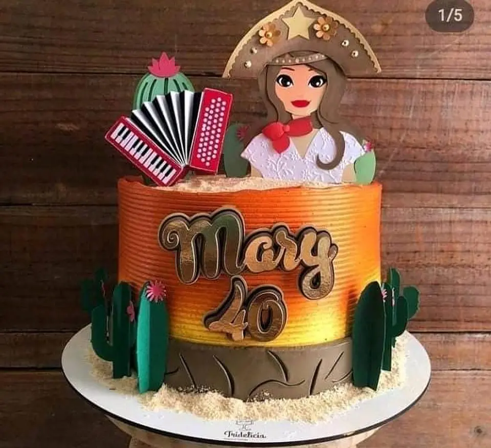 Arquivo de Corte Topo de Bolo Maria Bonita e Lampião 1 1