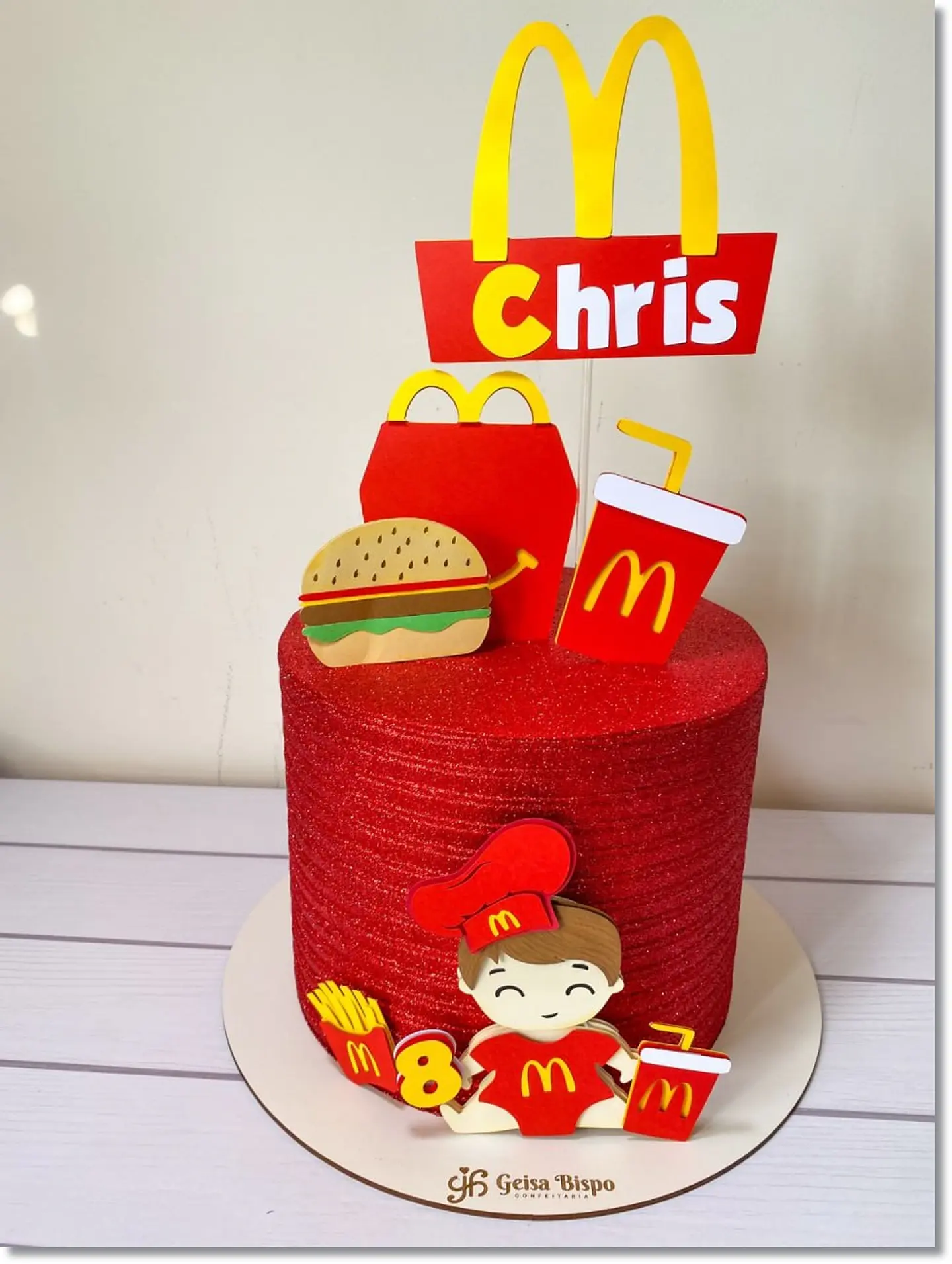 Arquivo de Corte Topo de Bolo Mc Donalds 18 1