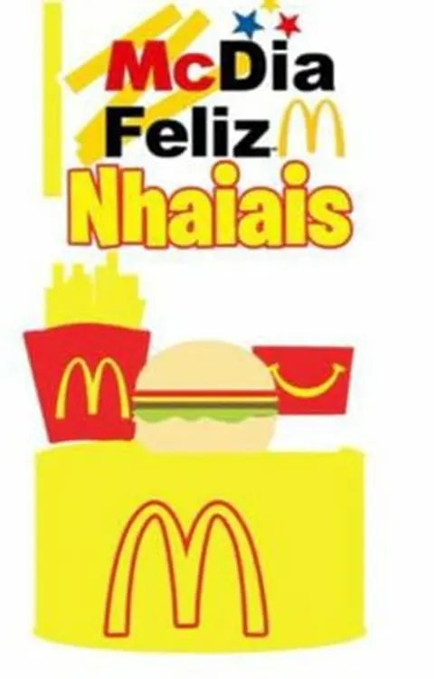 Arquivo de Corte Topo de Bolo Mc Donalds 2