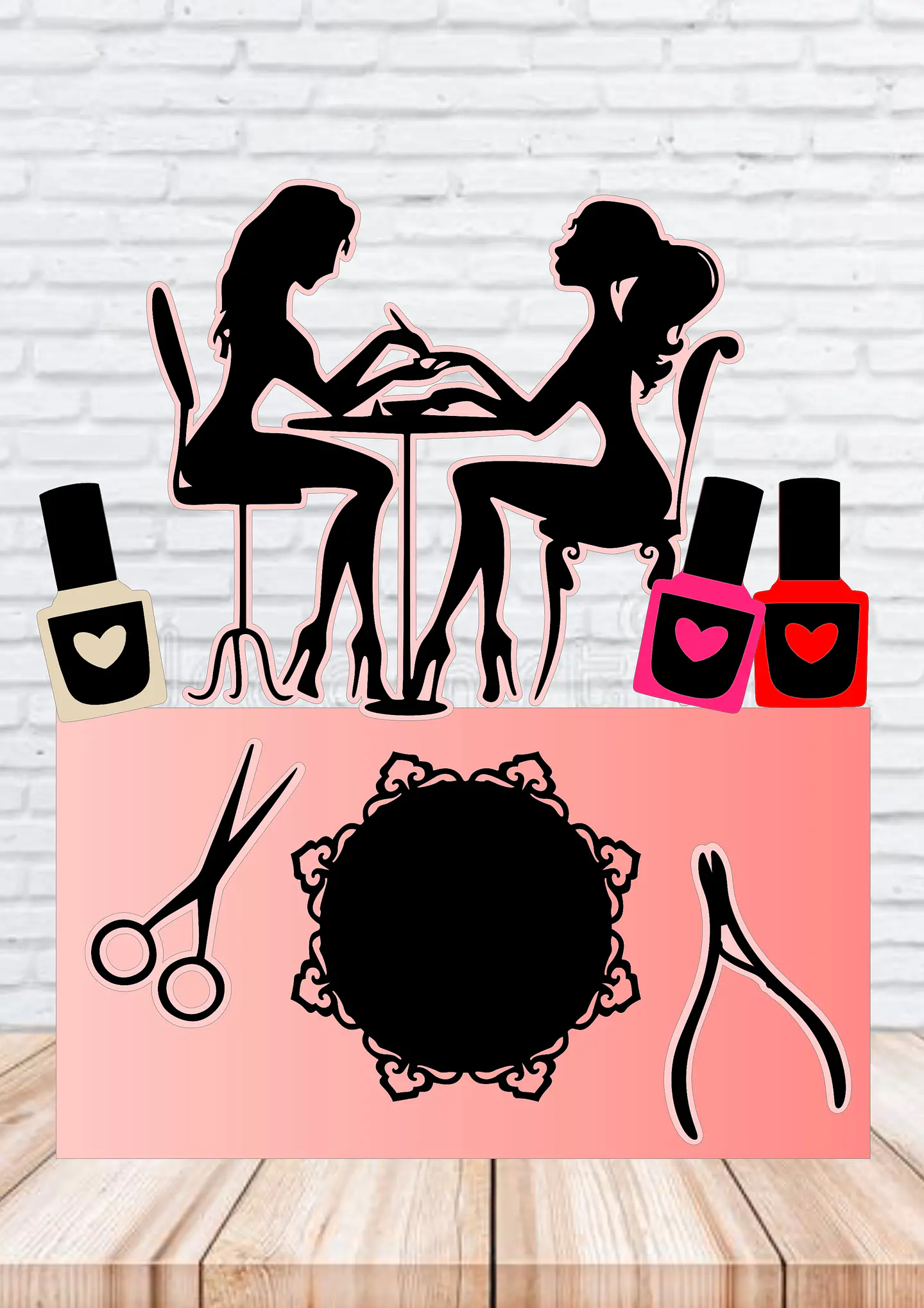 Arquivo de Corte Topo de Bolo Manicure 2 1