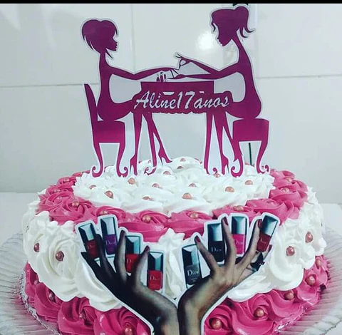 Arquivo de Corte Topo de Bolo Manicure 1