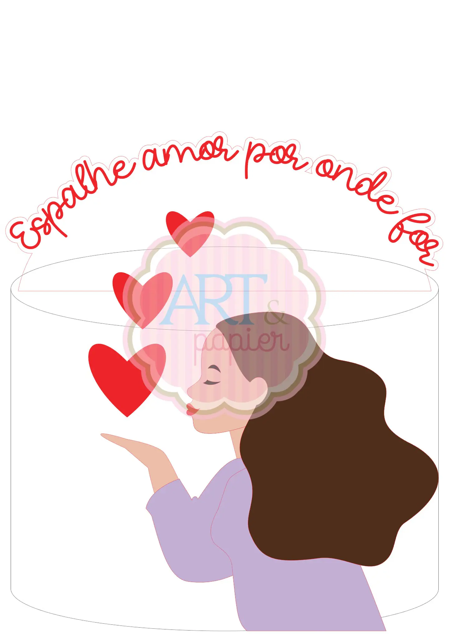 Arquivo de Corte Topo de Bolo Mulher 12 1