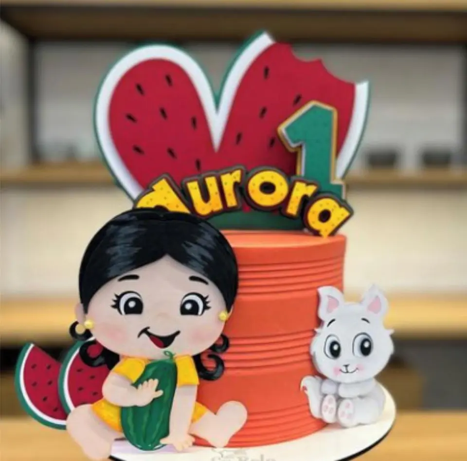 Arquivo de Corte Topo de Bolo Magali 48 1