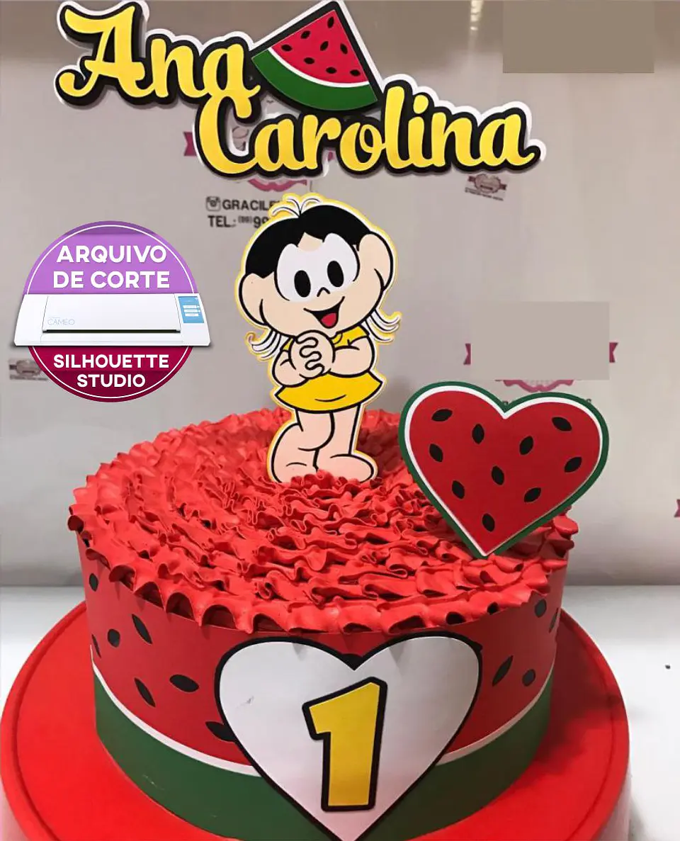Arquivo de Corte Topo de Bolo Magali 33 1