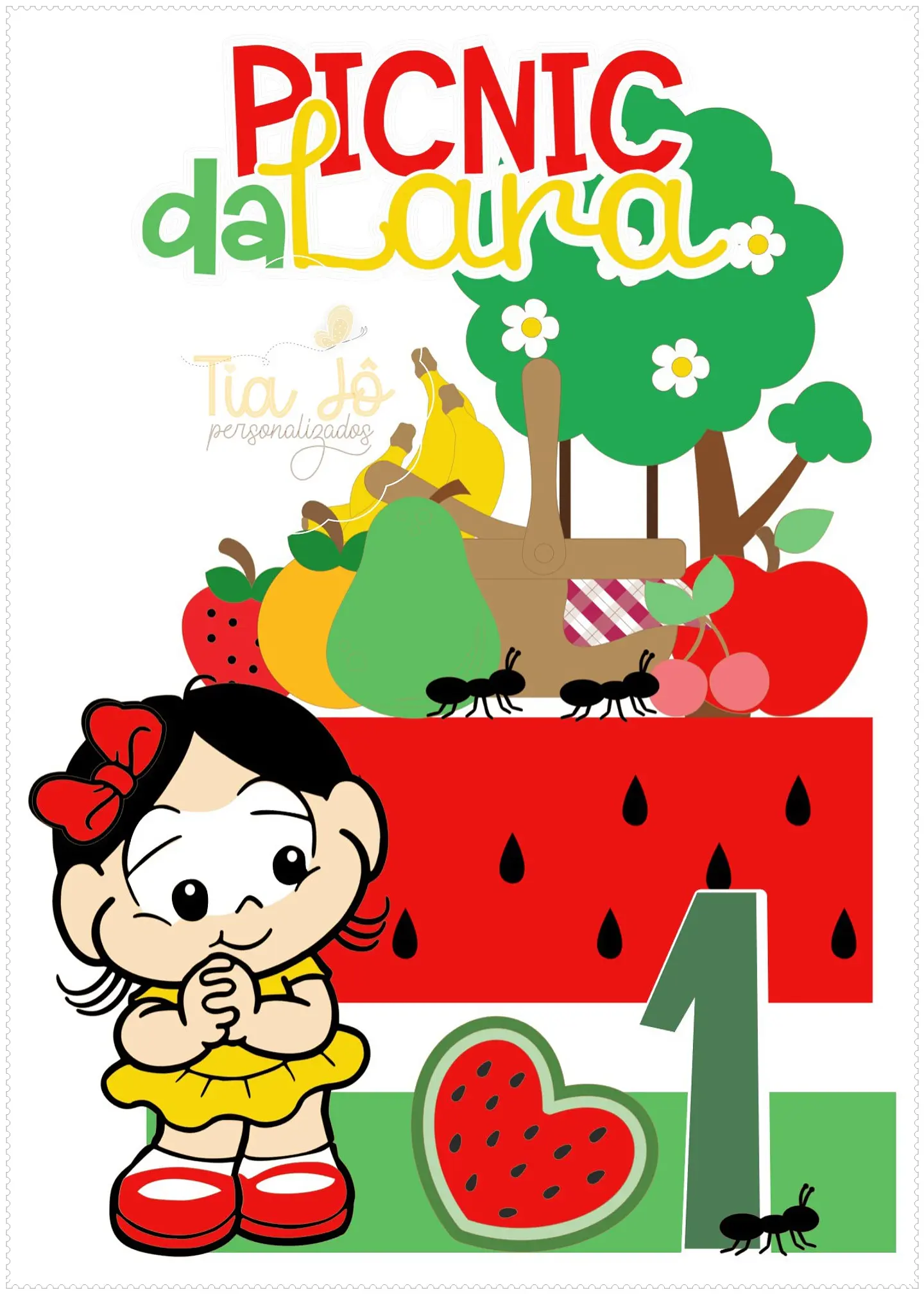 Arquivo de Corte Topo de Bolo Magali 28 1