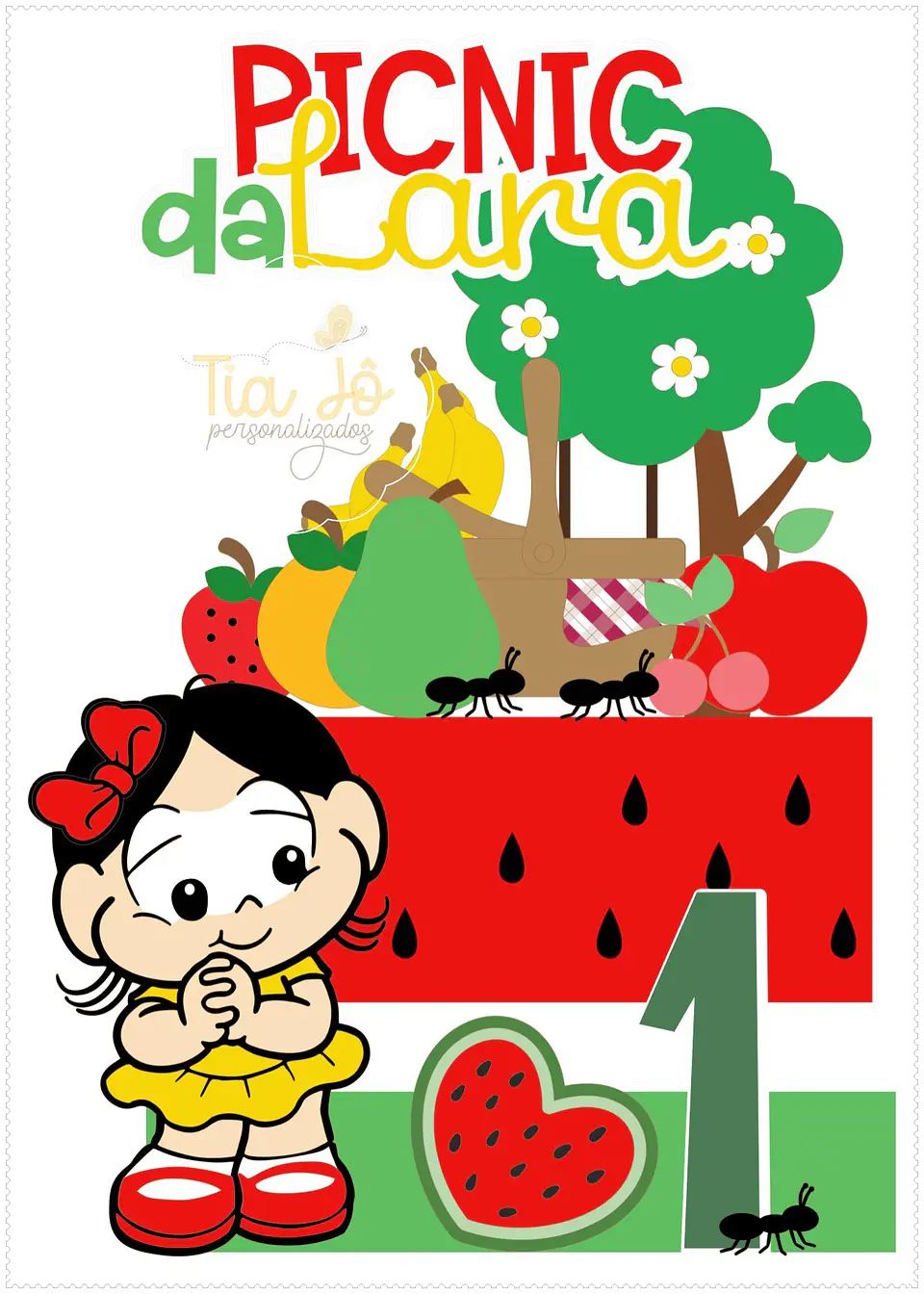 Arquivo de Corte Topo de Bolo Magali 28 1