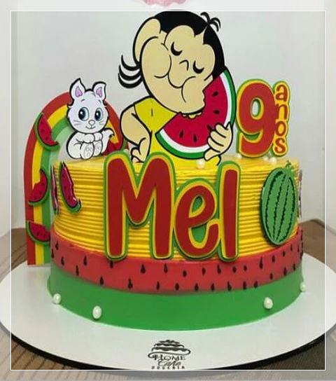 Arquivo de Corte Topo de Bolo Magali 19