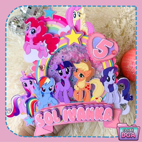Arquivo de Corte Topo de Bolo My Little Pony 14