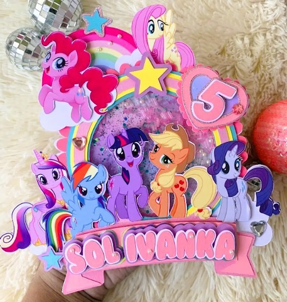 Arquivo de Corte Topo de Bolo My Little Pony 13 1