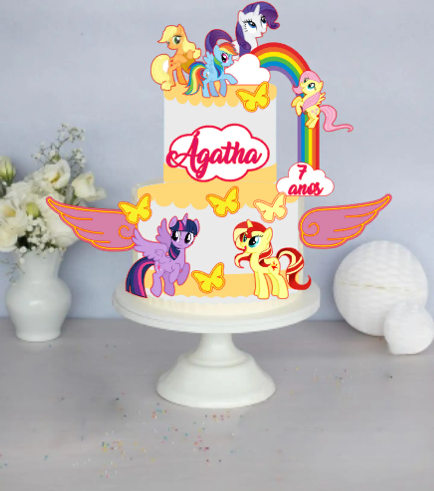 Arquivo de Corte Topo de Bolo My Little Pony 10 1