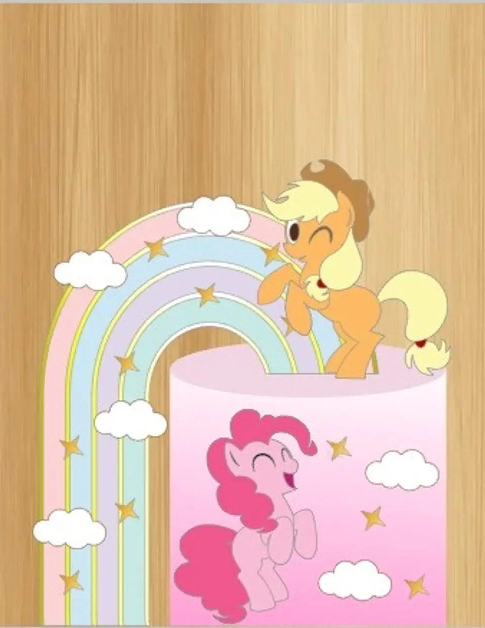 Arquivo de Corte Topo de Bolo My Little Pony 7 1
