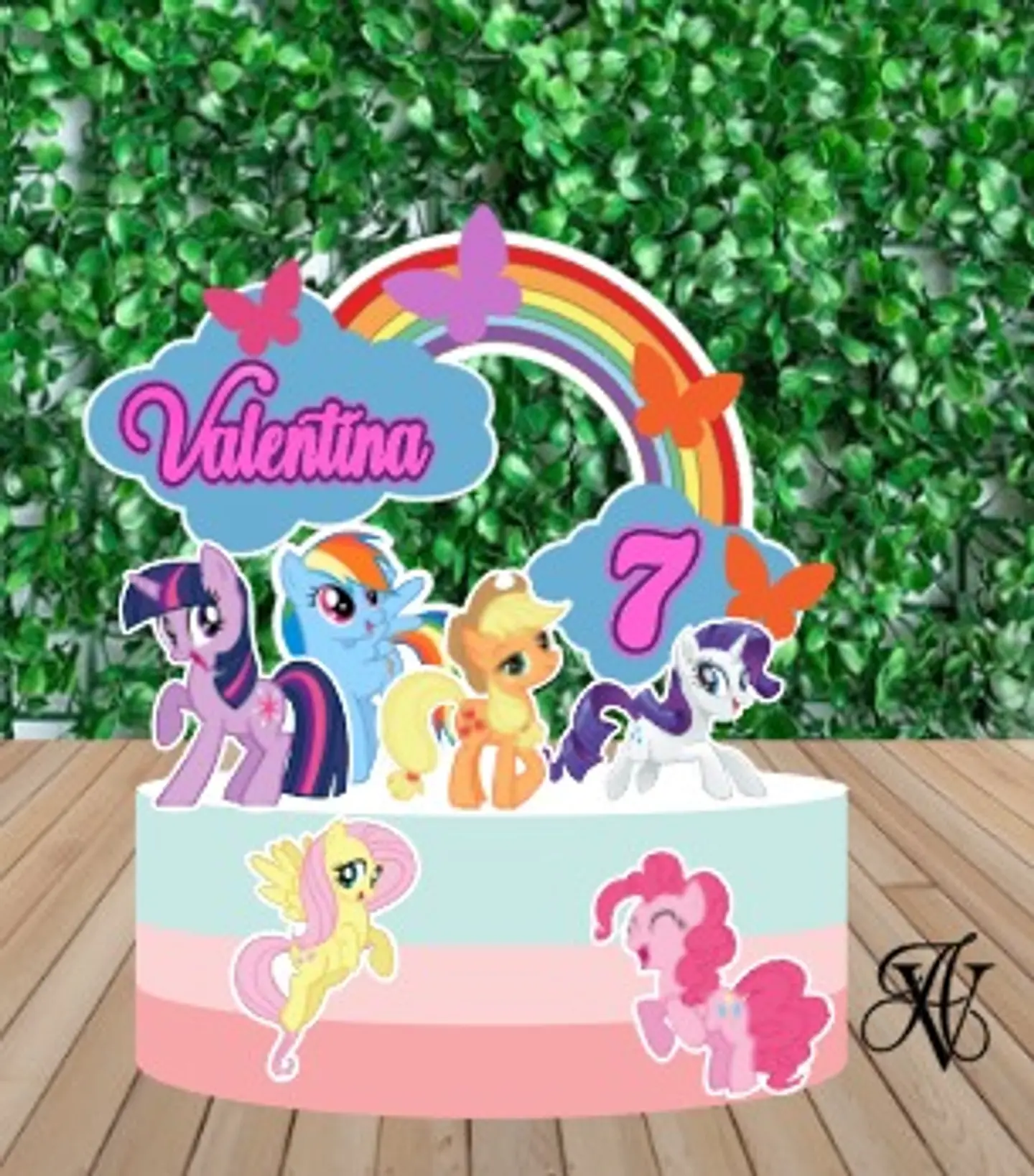 Arquivo de Corte Topo de Bolo My Little Pony 4 1
