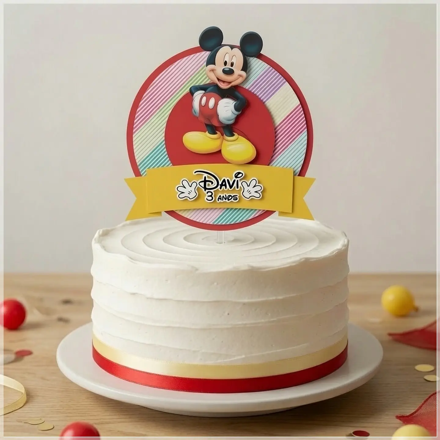 Arquivo de Corte Topo de Bolo Mickey 55 1