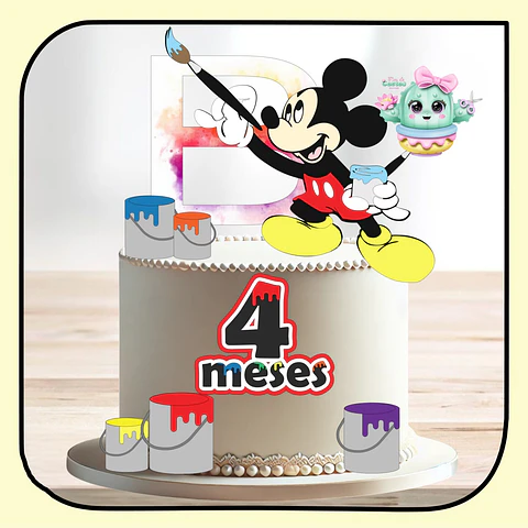 Arquivo de Corte Topo de Bolo Mickey 54