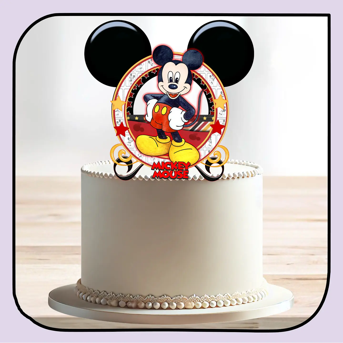 Arquivo de Corte Topo de Bolo Mickey 51 1