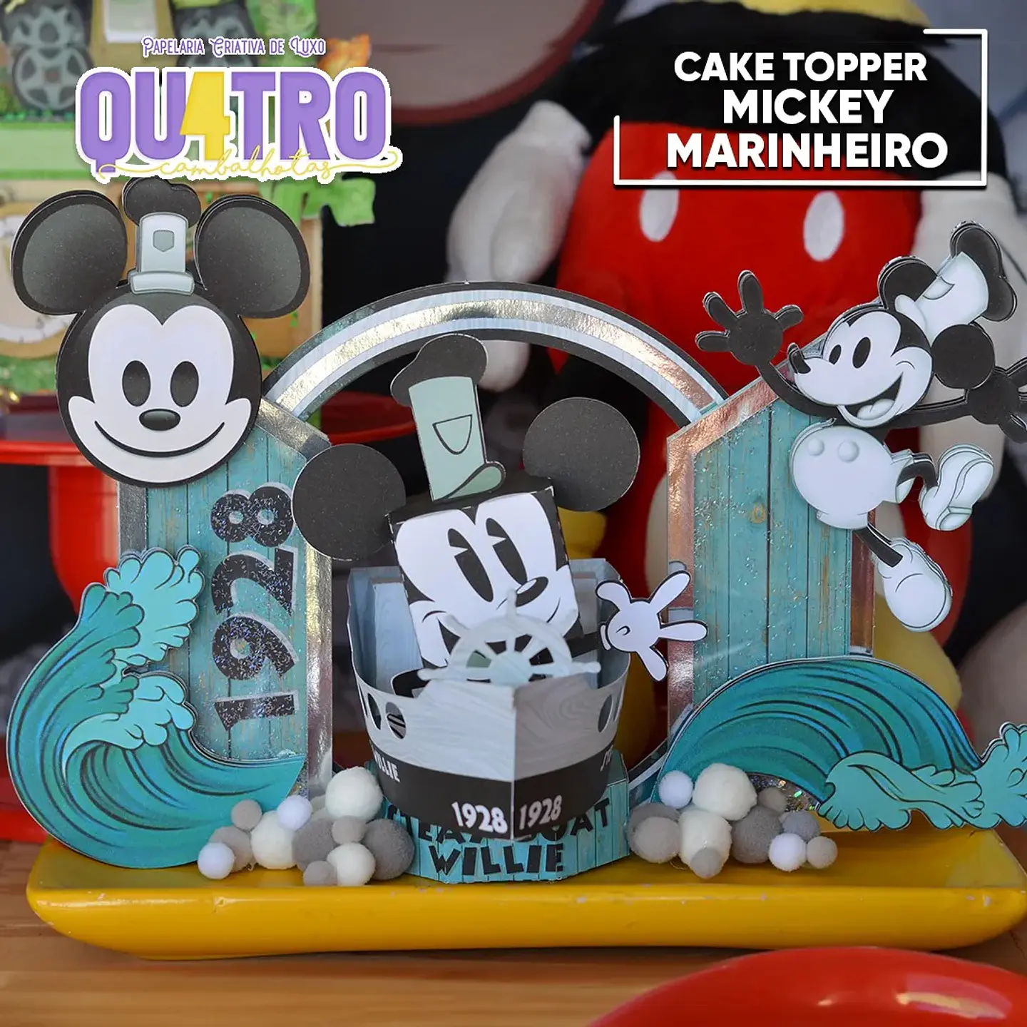 Arquivo de Corte Topo de Bolo Mickey 47 1