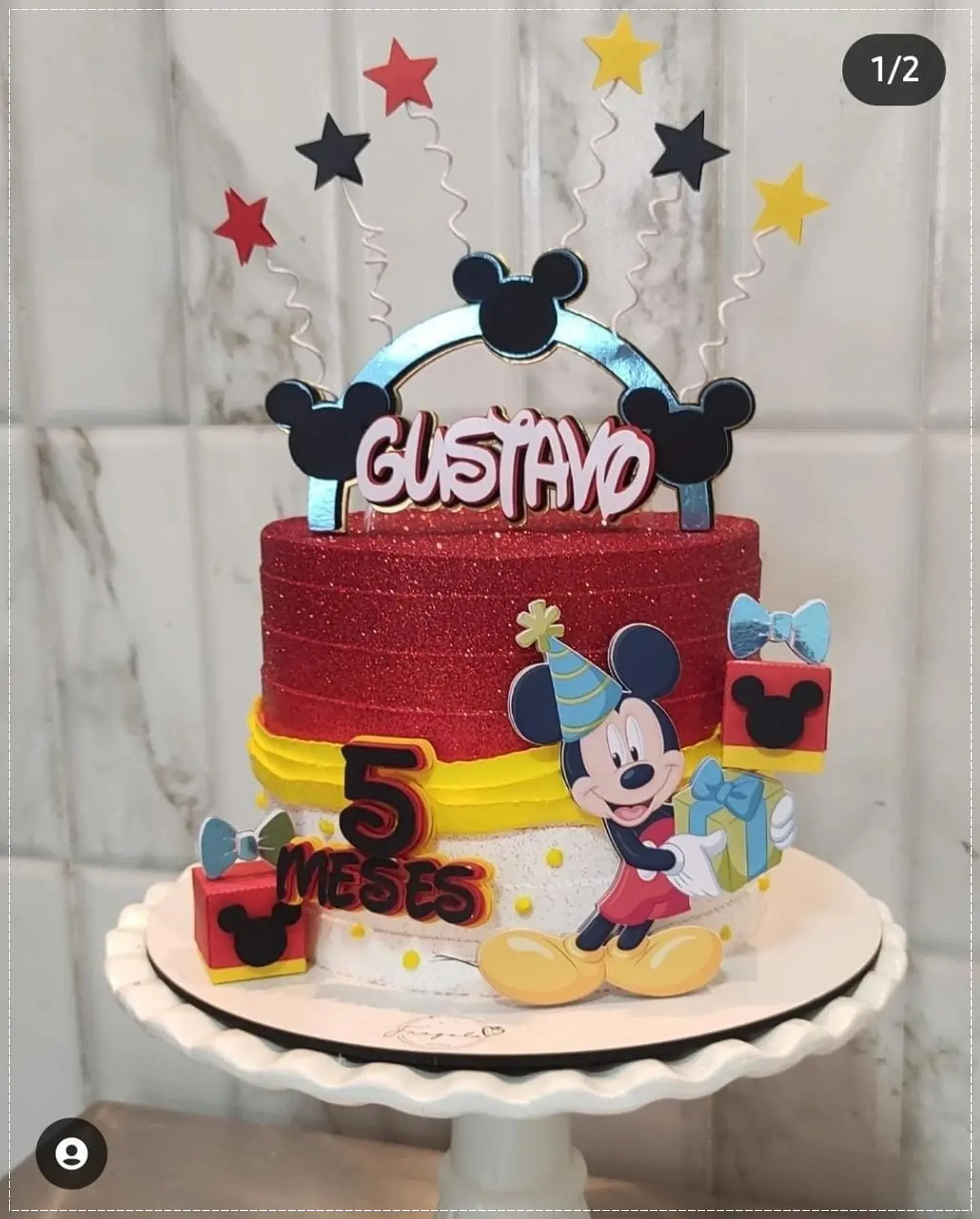 Arquivo de Corte Topo de Bolo Mickey 46 1