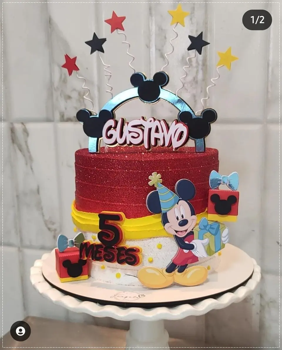 Arquivo de Corte Topo de Bolo Mickey 46 1