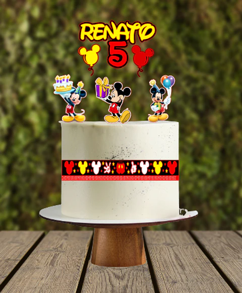 Arquivo de Corte Topo de Bolo Mickey 44