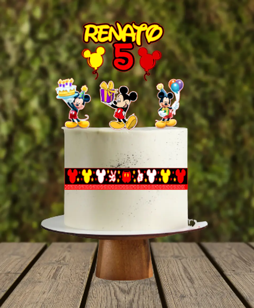Arquivo de Corte Topo de Bolo Mickey 44 1