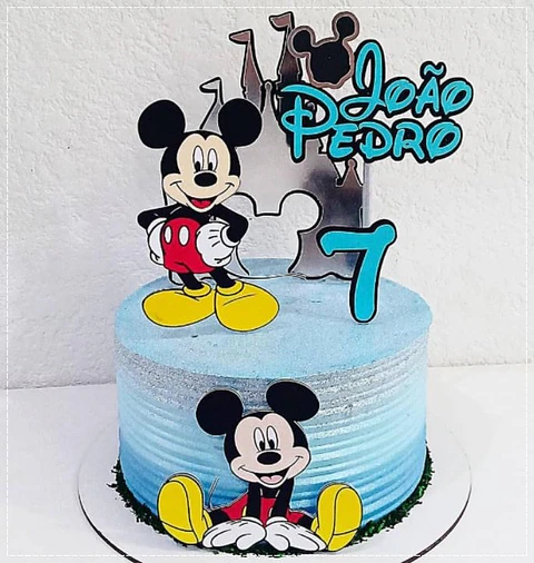 Arquivo de Corte Topo de Bolo Mickey 43
