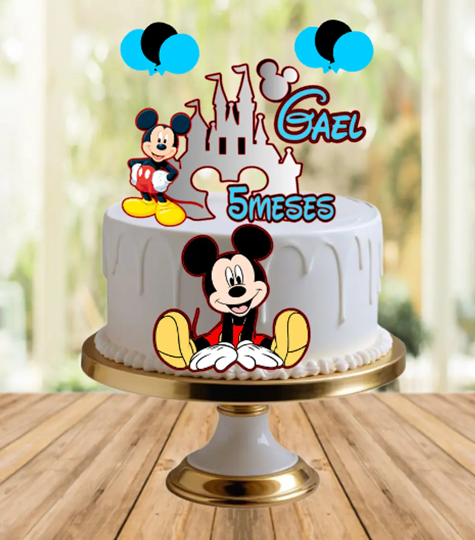 Arquivo de Corte Topo de Bolo Mickey 41 1