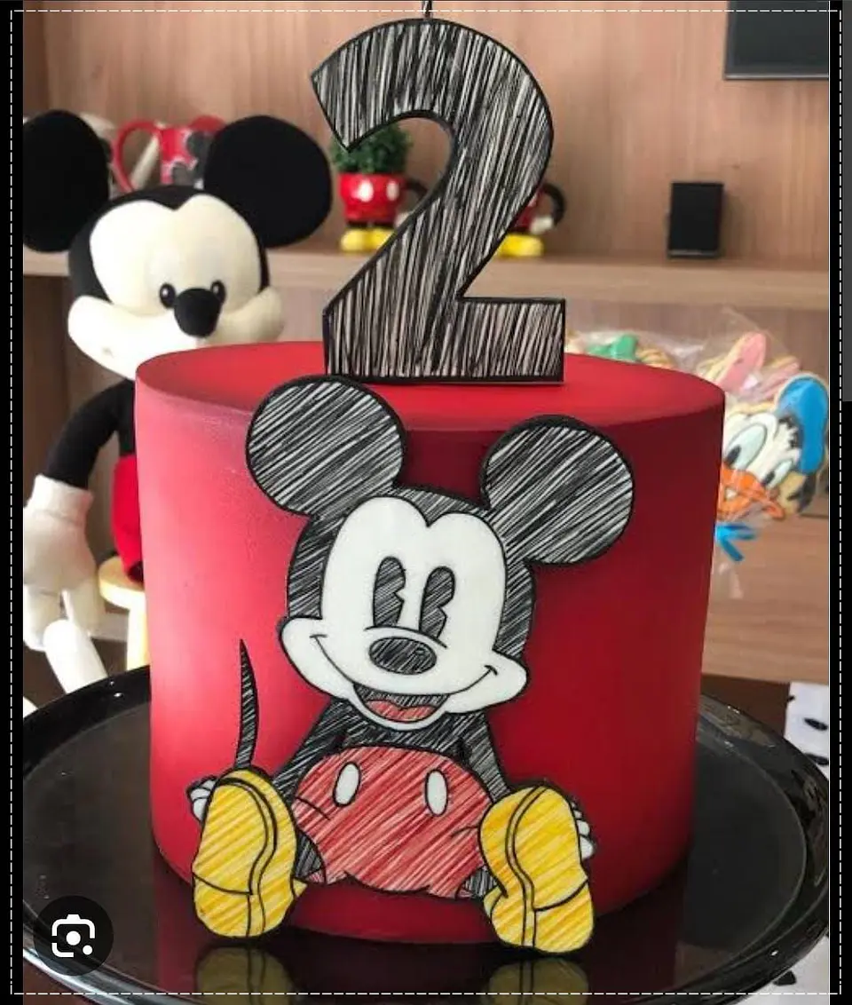 Arquivo de Corte Topo de Bolo Mickey 40 1