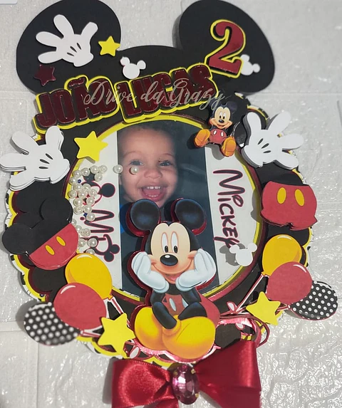 Arquivo de Corte Topo de Bolo Mickey 38