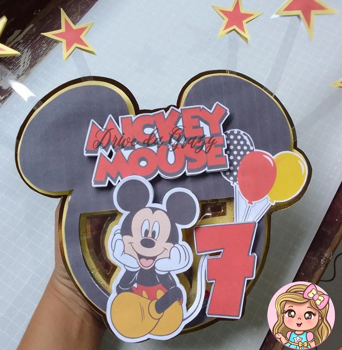Arquivo de Corte Topo de Bolo Mickey 37 1