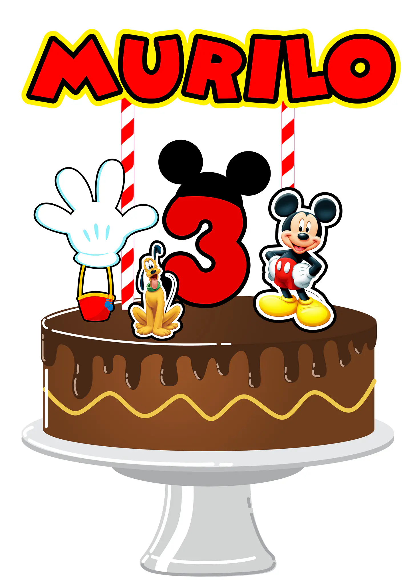 Arquivo de Corte Topo de Bolo Mickey 35 1