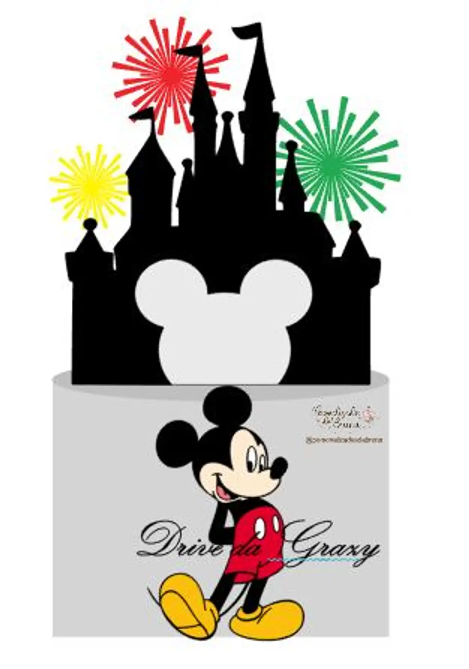 Arquivo de Corte Topo de Bolo Mickey 32 1