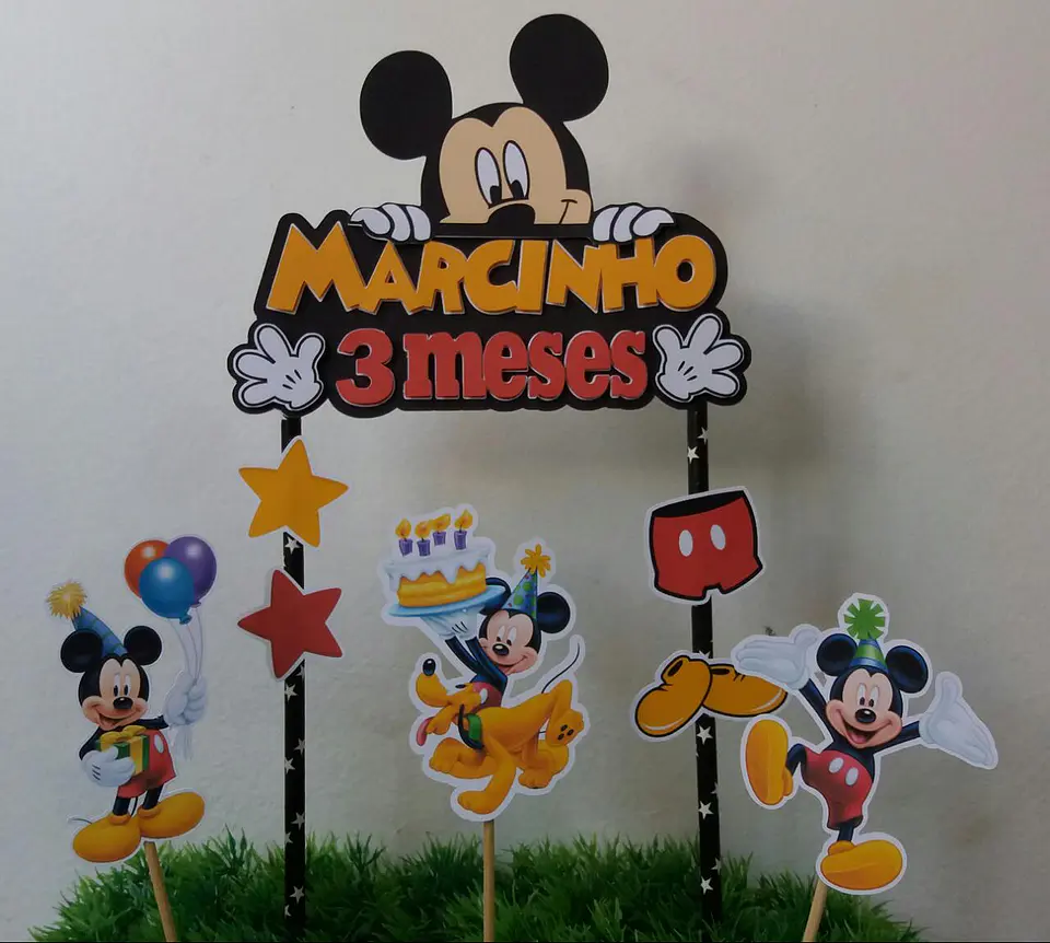 Arquivo de Corte Topo de Bolo Mickey 31 1