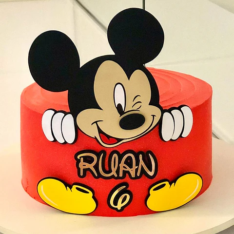 Arquivo de Corte Topo de Bolo Mickey 27