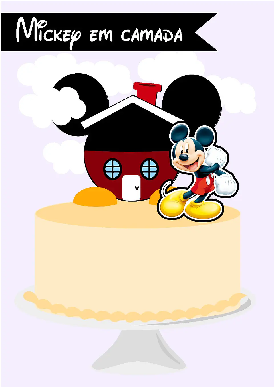 Arquivo de Corte Topo de Bolo Mickey 23 1