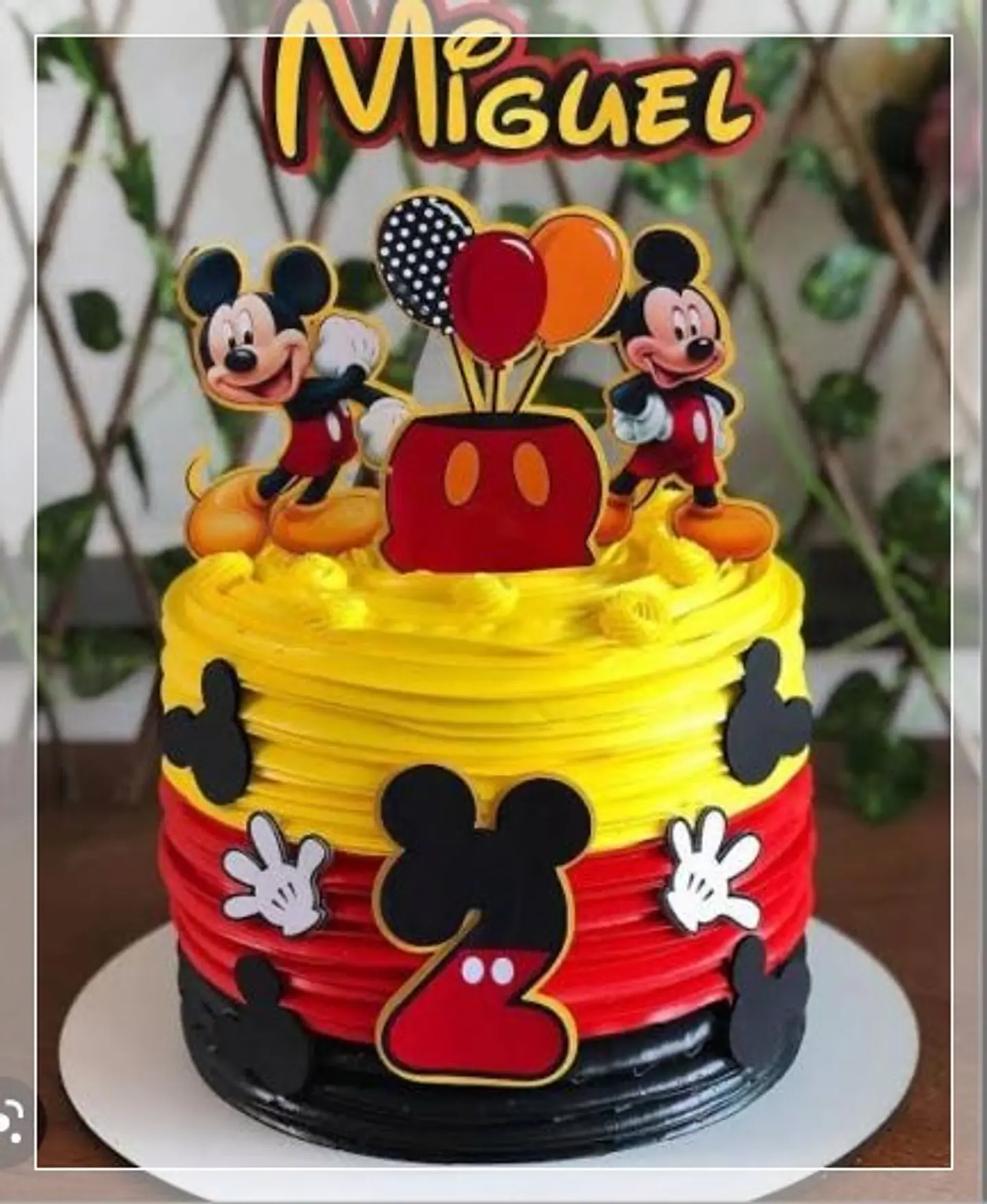 Arquivo de Corte Topo de Bolo Mickey 16 1