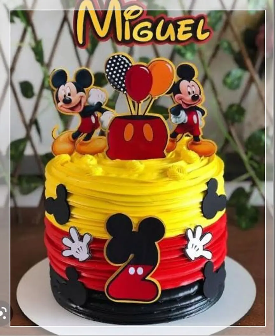 Arquivo de Corte Topo de Bolo Mickey 16 1