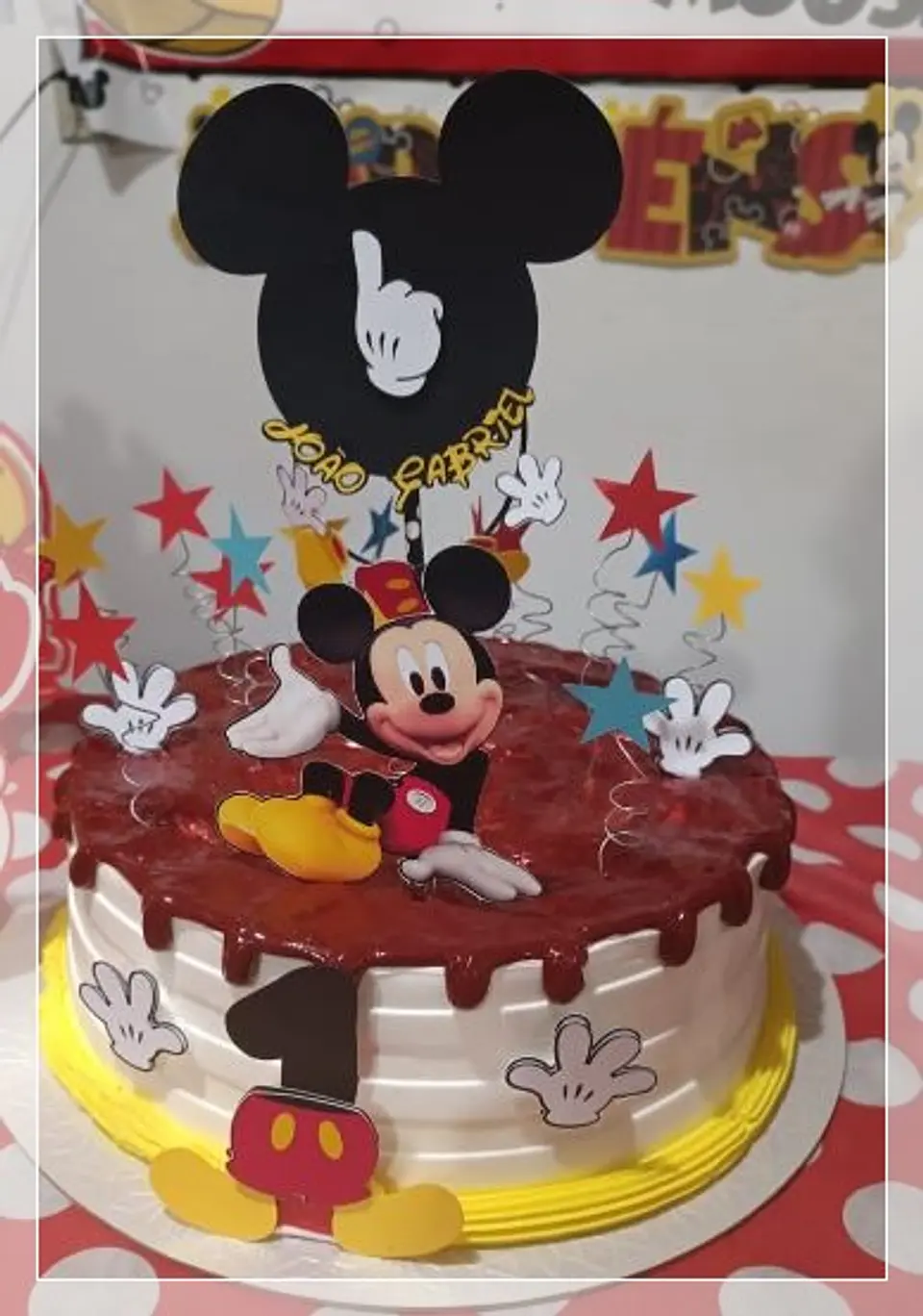 Arquivo de Corte Topo de Bolo Mickey 15 1