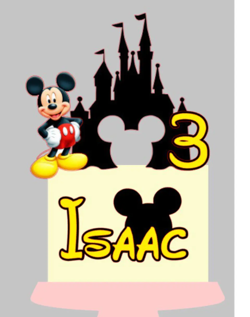 Arquivo de Corte Topo de Bolo Mickey 11 1